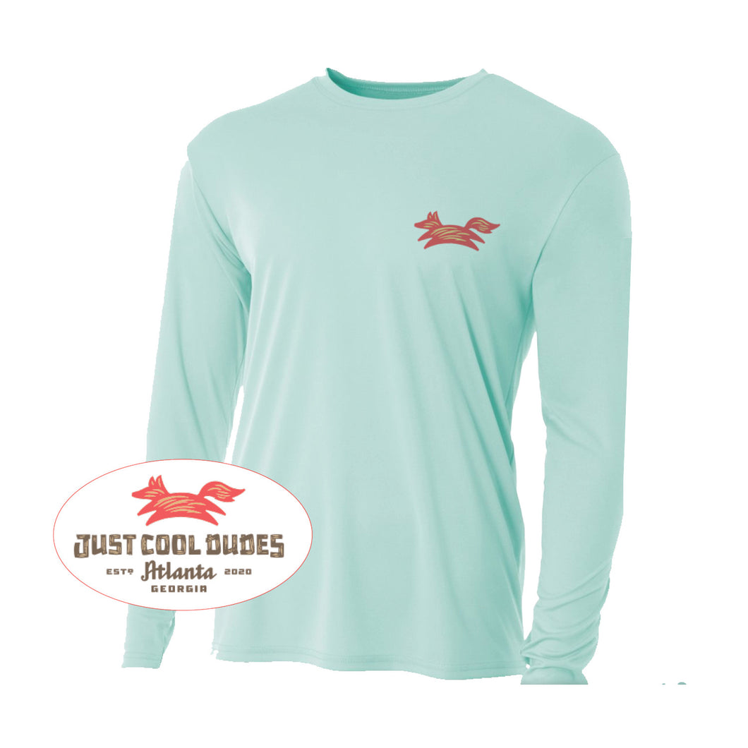 Just Cool Dudes Longsleeve Performance Tee (Mint)